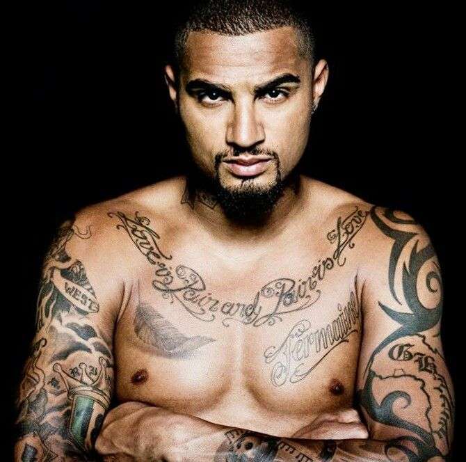 Tatuajes de futbolistas famosos: Kevin Prince Boateng