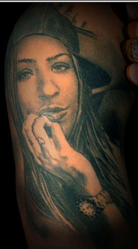 Tatuajes de futbolistas famosos: Neymar Jr.