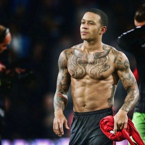 Tatuajes de futbolistas famosos: Memphis Depay