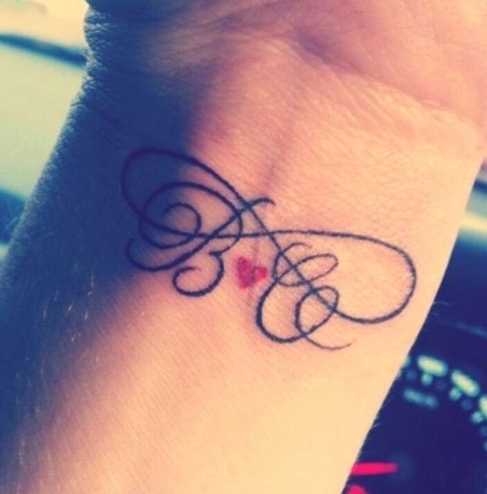 Tatuajes en la muñeca: letras
