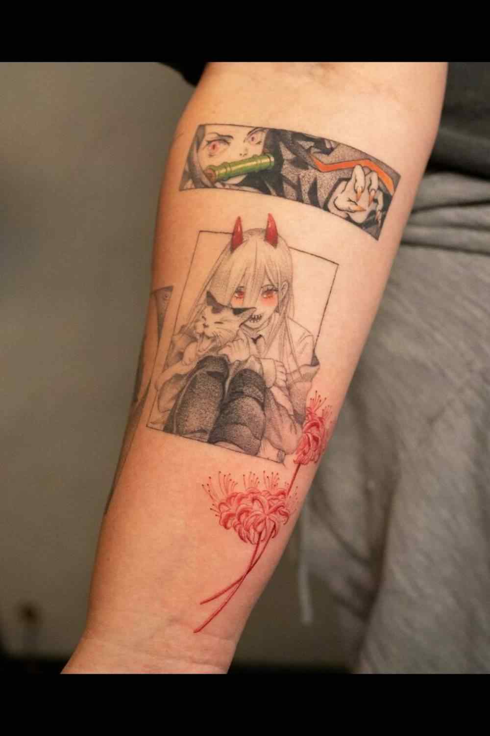 Tatuajes de Anime