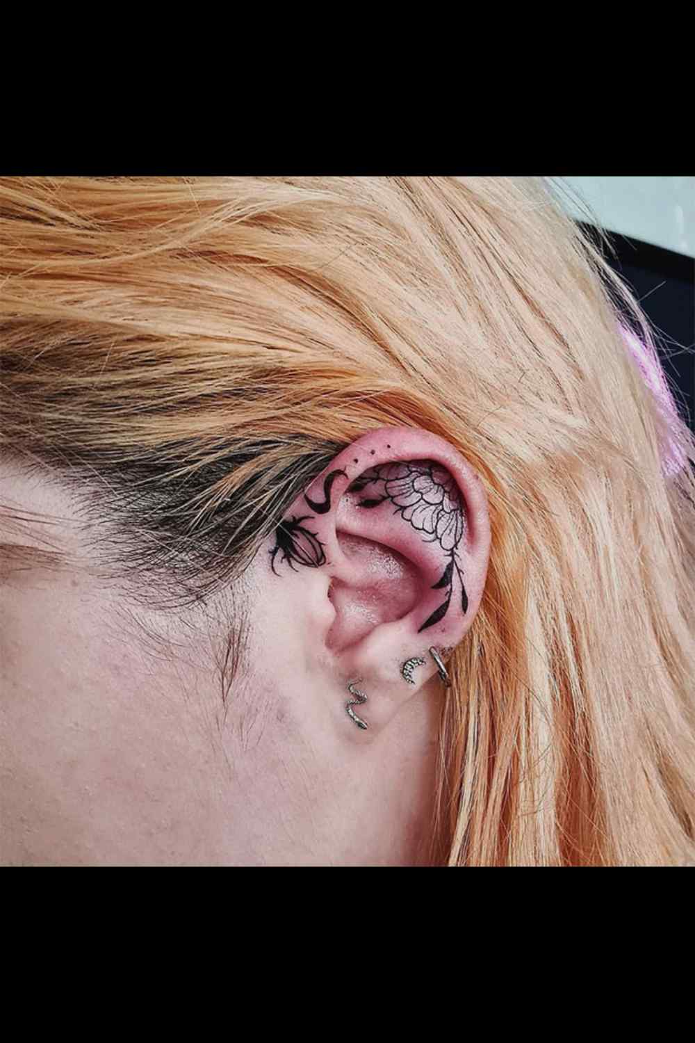 tatuajes en el oído