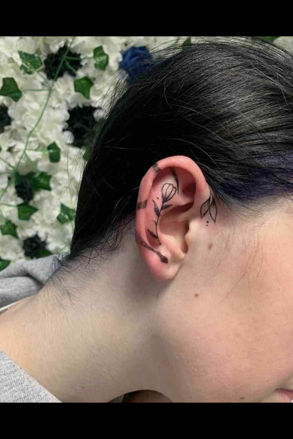 tatuajes en el oído